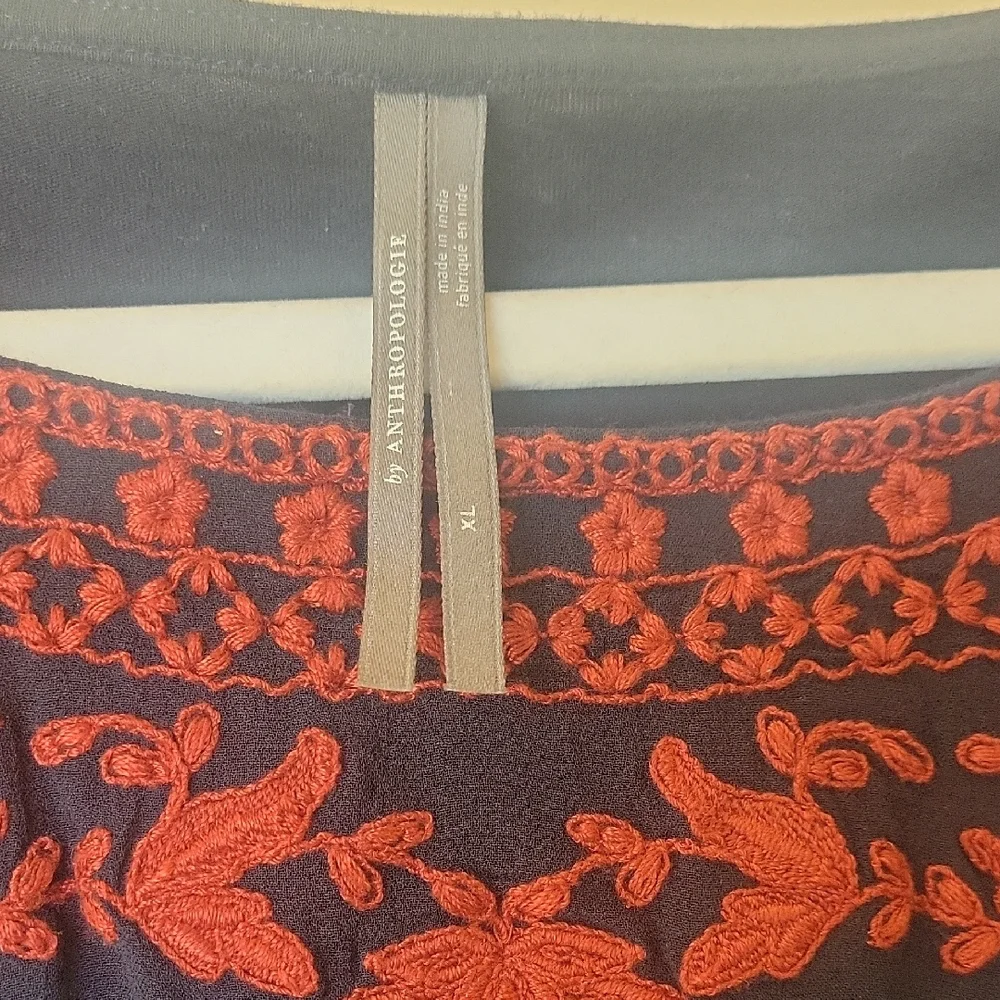 Anthropologie Embroidery Blouse - Picture 2 of 4